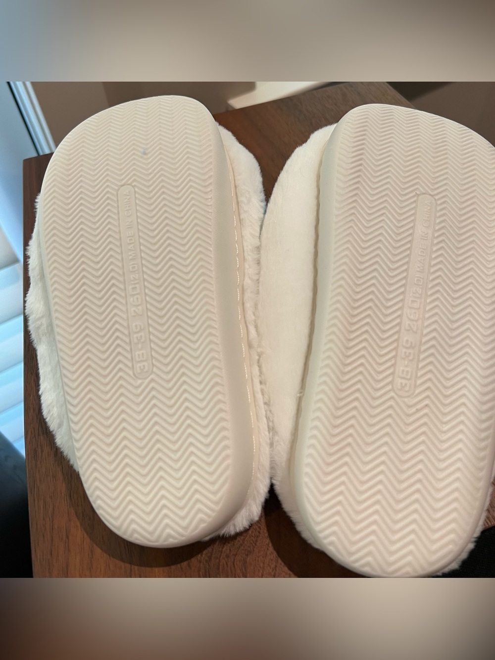 Plush NEW Light Blue Character Slippers with Bow - Picture 5 of 6